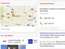 Google reaguje na poár domu v Londýn.