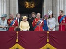 Královna Albta II. slaví narozeniny bhem oslav Trooping the Colour (Londýn,...