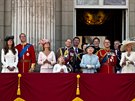 Královna Albta II. slaví narozeniny bhem oslav Trooping the Colour (Londýn,...