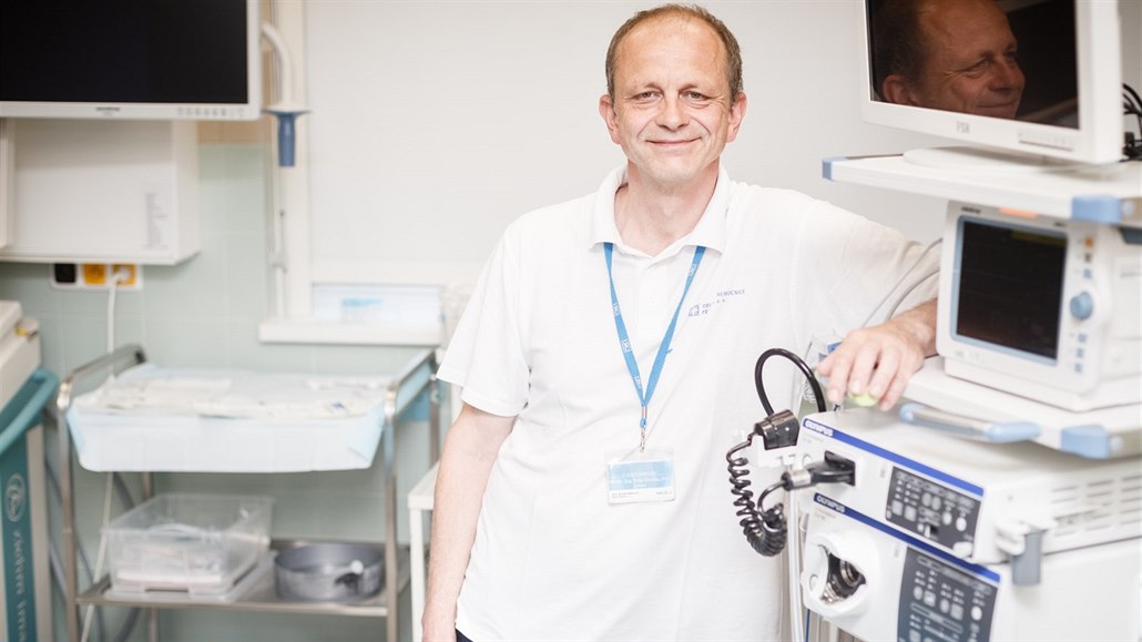 Primá� gastroenterologického odd�lení nemocnice P�íbram Filip Závada...