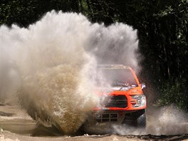 Martin Prokop se svm dakarskm specilem Ford F150 Raptor.