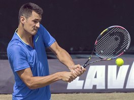 Bernard Tomic na turnaji ve Stuttgartu