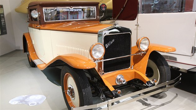 Jedna z novinek pro sezonu 2017 olomoucké Veteran Areny - sportovní kupé Wikov 7/28 z roku 1929, které prostějovská automobilka vyrobila jako předváděcí vůz na automobilovou výstavu.