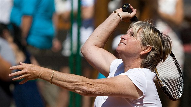 Legendrn tenistka Hana Mandlkov na exhibici ve Starch Splavech