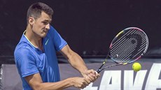 Bernard Tomic na turnaji ve Stuttgartu