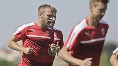 Daniel Kolá na svém prvním tréninku po návratu do Plzn