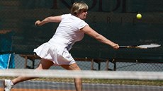 Legendární tenistka Hana Mandlíková na exhibici ve Starých Splavech