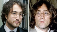 Sean Lennon a jeho otec John Lennon