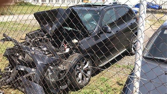 BMW bylo den ped nehodou ukradeno v Nmecku.