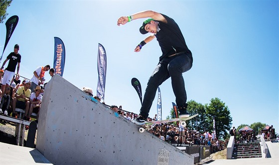 Rio Tury bhem skateboardové Gran Prix Beroun