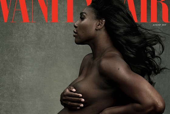 Těhotná Serena Williamsová na obálce magazínu Vanity Fair (2017)