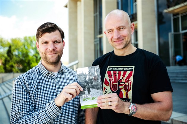 Michal Konený (vlevo) a Alexandr Brummer napsali prvodce Brno nacistické,...