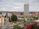 Souasná podoba budjovického hotelu Clarion.