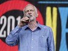 Corbyn promluvil ped jedním z koncert na festivalu Glastonbury (24. ervna...
