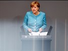 Angela Merkelová pi projevu k nmeckým poslancm (29. ervna 2017)