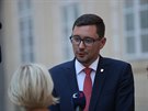 Mluví prezidenta Jií Ováek míí na oslavu narozenin Vratislava Mynáe (22....