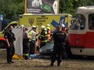 Nehoda tramvaje Petiny