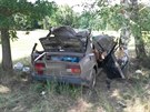 P�i nehod� zem�el sedmdes�tilet� �idi� �kody 120. Ze silnice sjel p�i...