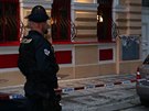 V Praze 3 nkdo v hdce vystelil z plynov pistole (23.6.2017)