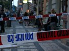 V Praze 3 nkdo v hdce vystelil z plynov pistole (23.6.2017)
