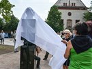 U p��le�itosti 60. v�ro�� �mrt� Franti�ka Kupky odhalili v Opo�n� pomn�k s jeho...