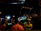 Na konci kvtna hasii zasahovali u dopravn nehody policejnho BMW v...