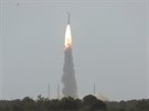 Indická raketa PSLV-C38 vynáí do vesmíru mimo jiné i  technologickou...