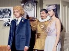Oldřich Vízner, Vlastimil Brodský a Dagmar Patrasová v seriálu Arabela (1980)