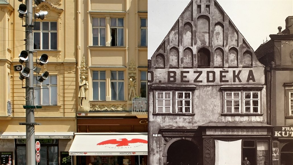 Bezd�kovský d�m v Plzni dnes a p�ed víc ne� sto lety