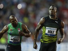 PODEVT! Usain Bolt na Zlat trete startoval bhem sv kariry devtkrt,...