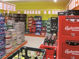 Pestrá nabídka nápojového centra Terno v Bechyni