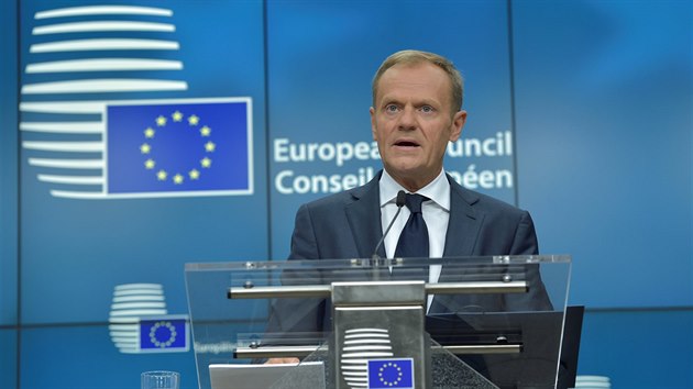 Donald Tusk na summitu Evropsk unie v Bruselu (23. ervna 2017)