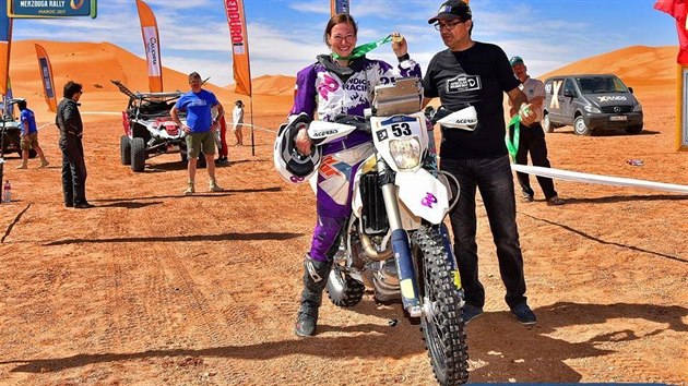 Na Rally Merzouga skonila Gabriela Novotn celkov na 42. mst.