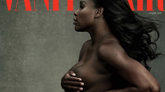 Těhotná Serena Williamsová na obálce magazínu Vanity Fair (2017)