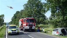 Váná dopravní nehoda u Mariánských Lázní.