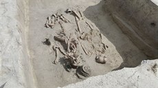 Na míst archeologové nali celou adu artefakt i ostatk z 8. století z...