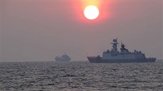 Rusko-čínské námořní cvičení v roce 2016