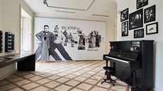 Interiér Werichovy vily s muzejní expozicí