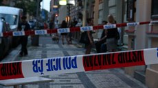 V Praze 3 nkdo v hádce vystelil z plynové pistole (23.6.2017)