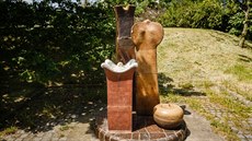 Dal�í dobová sídli�tní výzdoba v blízkosti ubytovny. (26. �ervna 2017)