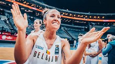 Belgická basketbalistka Marjorie Carpreauxová se raduje, zahraje si o evropské...