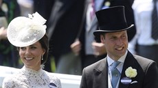 Vévodkyn Kate a princ William na dostizích (Ascot, 20. ervna 2017)