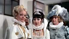 Jana Brejchová, Dagmar Patrasová a Oldich Vízner v seriálu Arabela (1980)