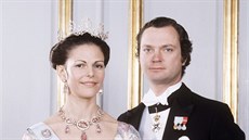 védská královna Silvia a král Carl XVI. Gustaf na snímku fotografa Reginalda...