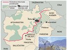 Pákistán opevuje hranici s Afghánistánem