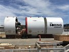 Godot. 1 200 tun váící obí stroj, který hloubí tunely pod Los Angeles.