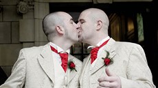 Britský parlament podpoil legalizaci homosexuálních svazk. Ilustraní snímek