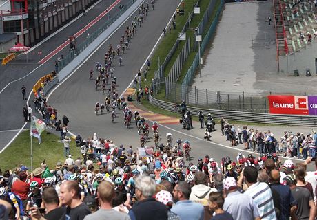 Cyklistick Tour de France minula i kulisy belgickho zvodnho okruhu ve...