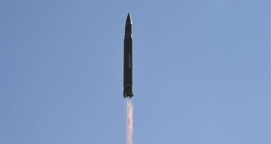 Test severokorejské mezikontinentální rakety Hwasong-14 (4. ervence 2017)