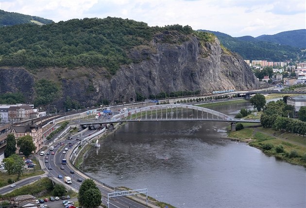 Benev most v Ústí nad Labem.